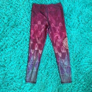 ATHLEISURE WEAR- Evolution and Creation Active sacred Geometry Yoga Leggings